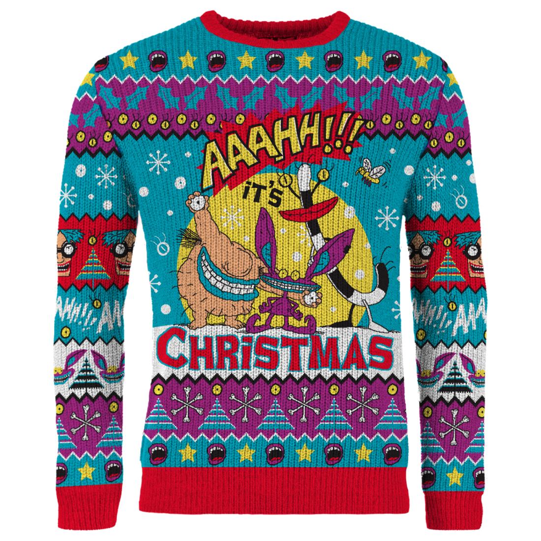 AAAHH!!! Real Monsters Christmas Jumper