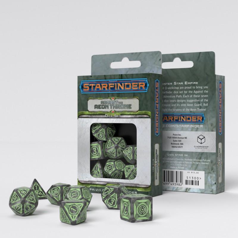 Q Workshop - Starfinder Against the Aeon Throne Dice Set (7)