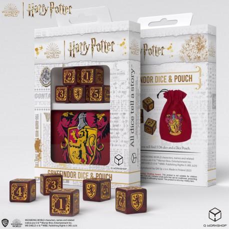 Q Workshop - Harry Potter: Gryffindor Dice & Pouch