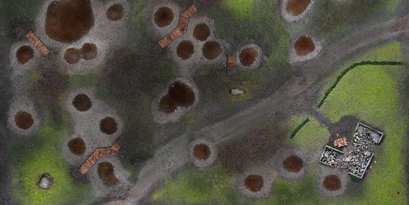 Kraken Wargames: Battlefield 6x3 Spielmatte