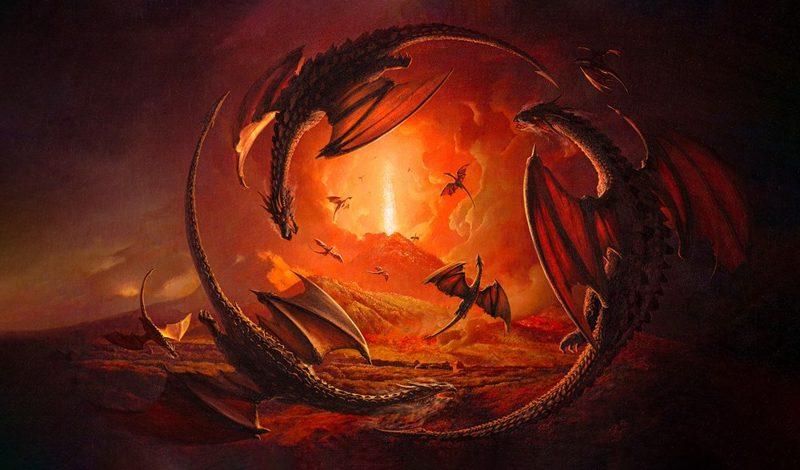 Kraken Wargames: Dragon Swarm Spielmatte