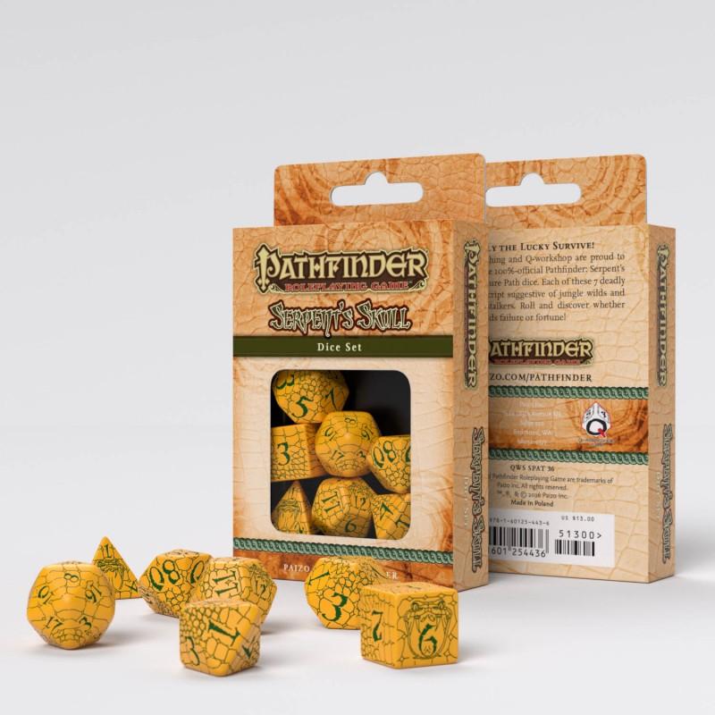 Q Workshop - Pathfinder Serpent's Skull Dice Set (7)