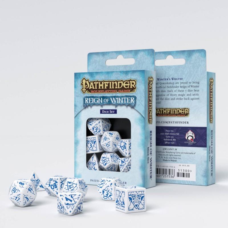 Q Workshop - Pathfinder Reign of Winter Dice Set (7)