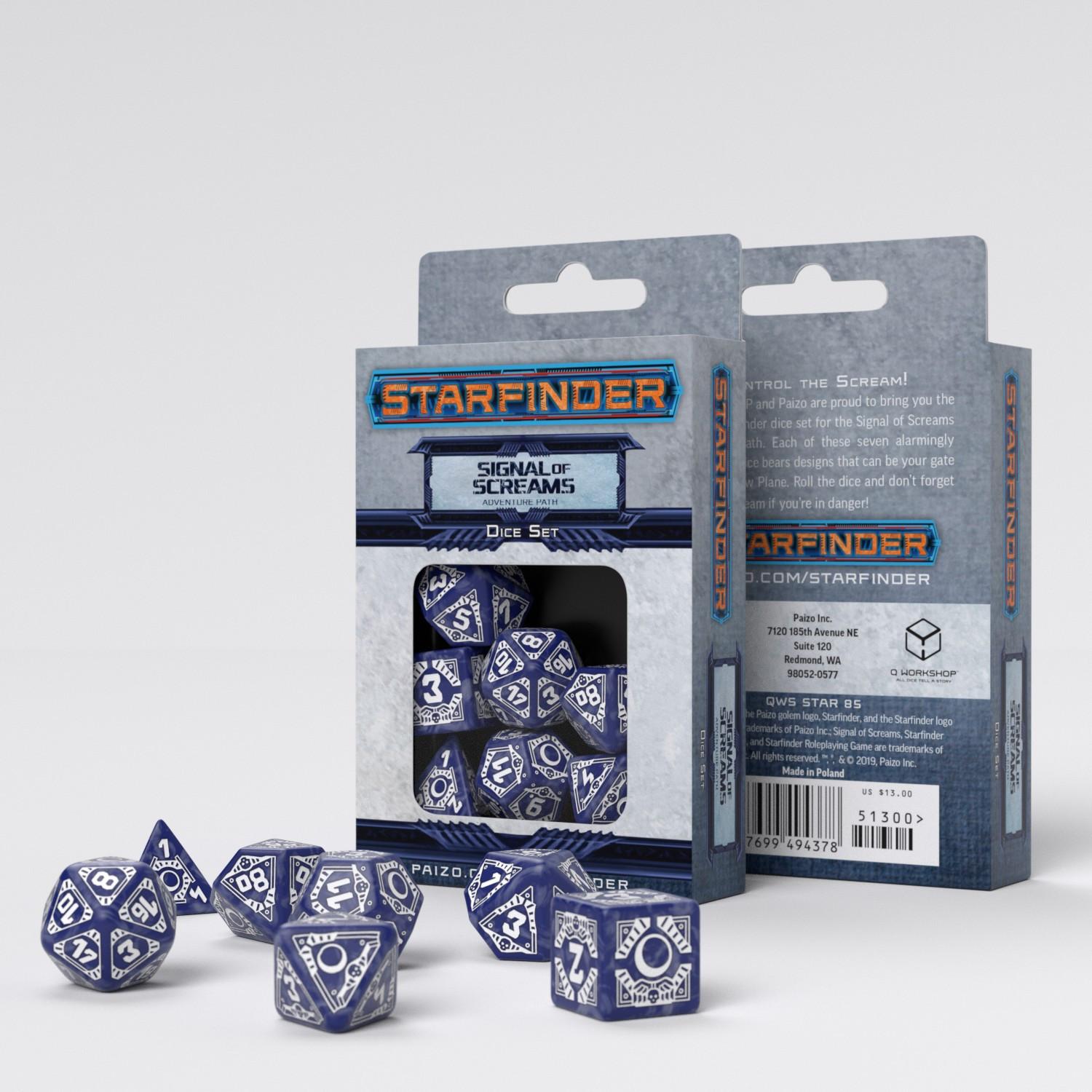 Q Workshop - Starfinder Signal of Screams Dice Set (7)