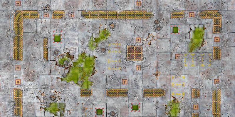 Kraken Wargames: Industrial Grounds 6x3 Spielmatte