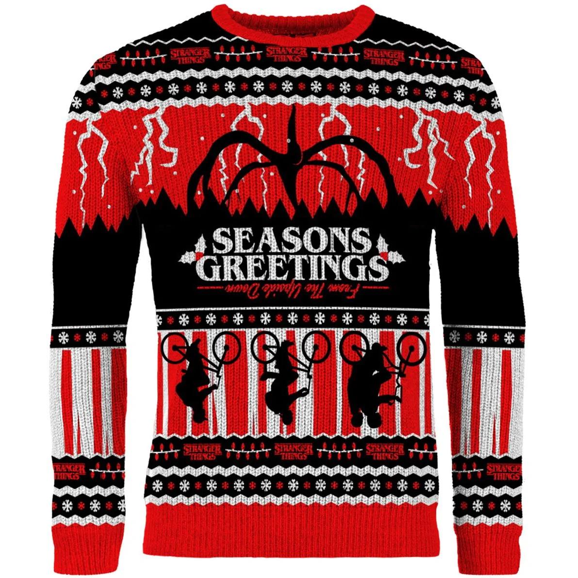 Stranger Things Christmas Jumper - Größe: L