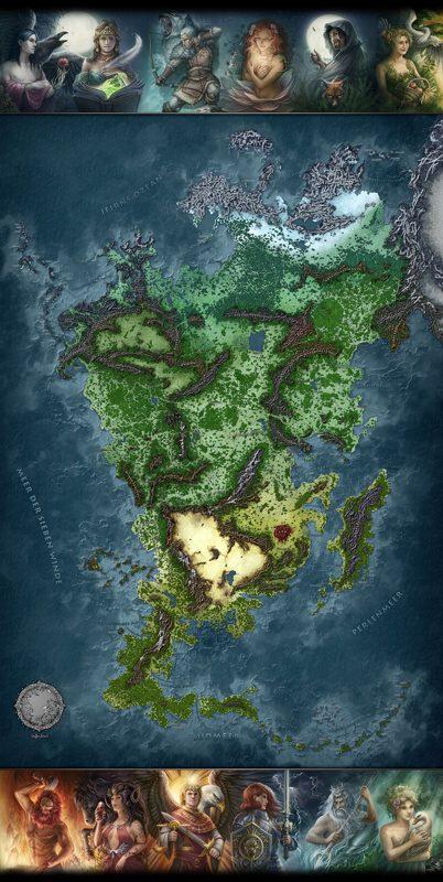 Kraken Wargames: Aventurien 6x3 Spielmatte