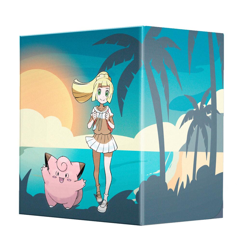 Ultra Pro - Lillie and Clefairy 100+ DECK BOX® for the Pokémon Trading Card Game