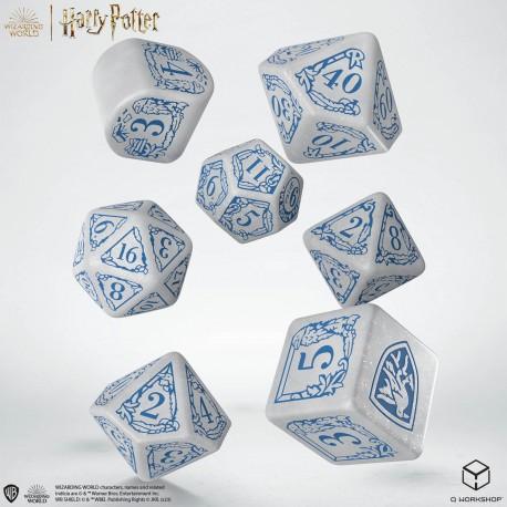 Q Workshop - Harry Potter: Ravenclaw Modern Dice Set - White