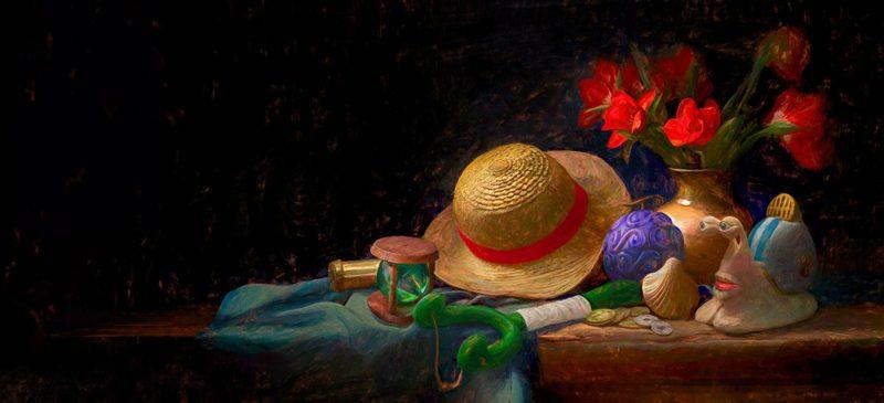 Kraken Wargames: Strohhut Stillleben - Gamer Mousepad