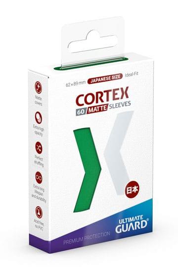 Ultimate Guard Cortex Sleeves Japanese Size Matt-Grün (60)