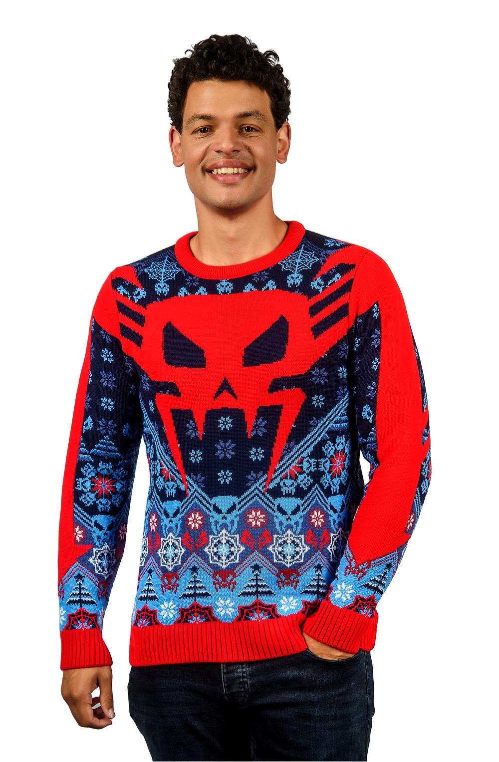 Spider-Man 2099 Christmas Jumper - Größe: M