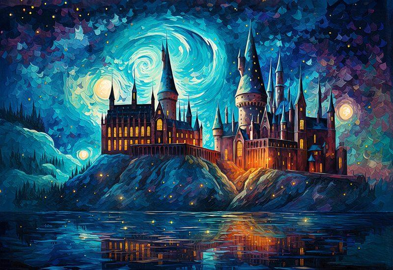 Kraken Wargames: Gochwarts Spielmatte umnäht