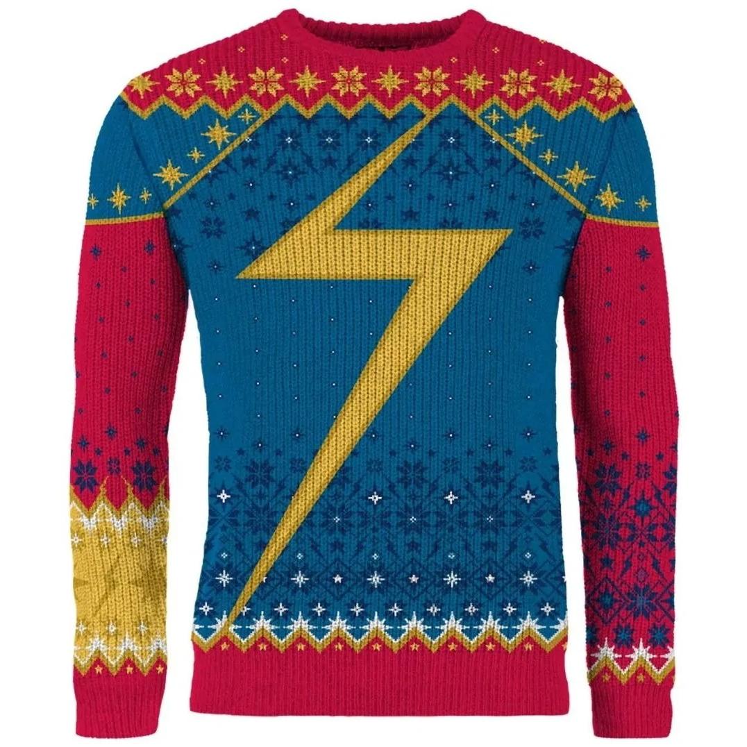 Ms Marvel Christmas Jumper - Größe: XL