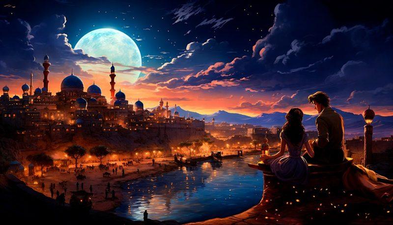 Kraken Wargames: Arabian Nights Spielmatte umnäht