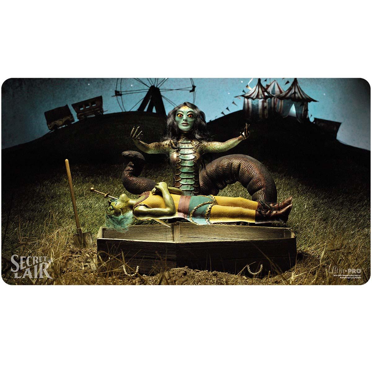 Secret Lair - Mar 2024 - Diabolical Dioramas Playmat Gravebreaker Lamia