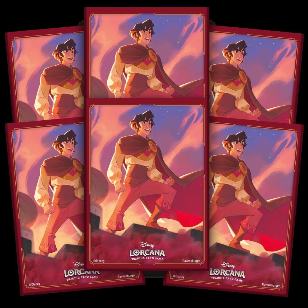 Disney Lorcana - Himmelsleuchten: Kartenhüllen Aladdin