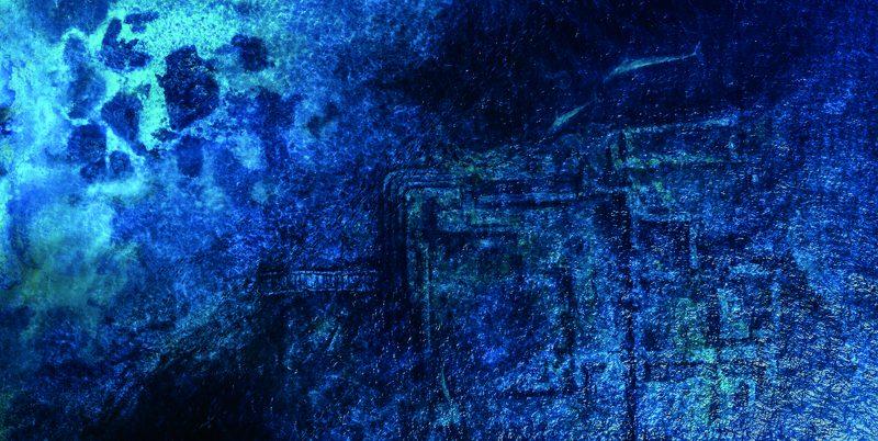 Kraken Wargames: Deep Blue 6x3 Spielmatte