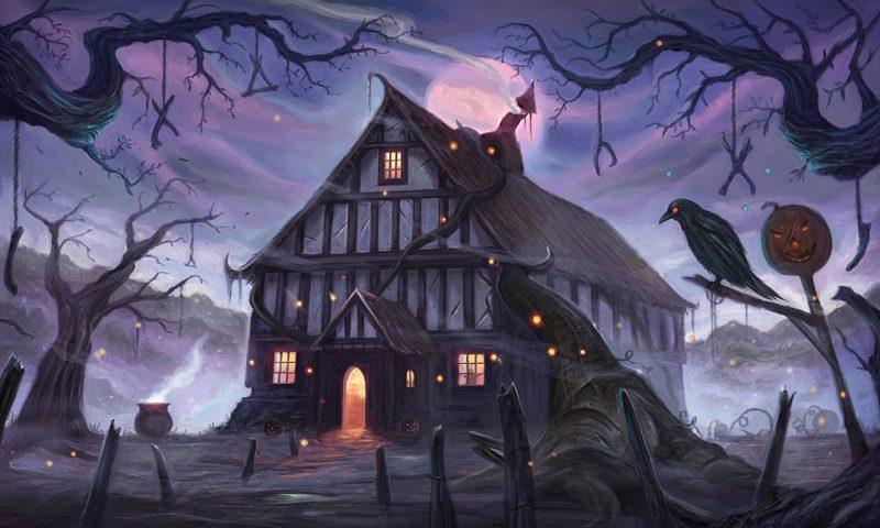 Kraken Wargames: Halloween Magic Spielmatte umnäht