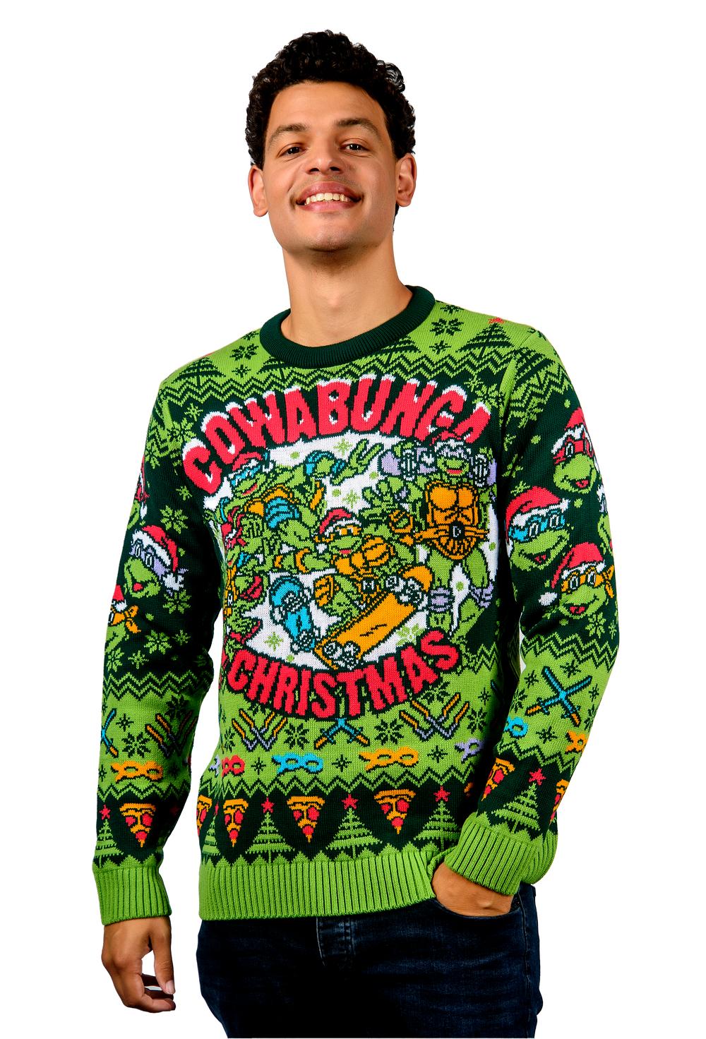 Teenage Mutant Ninja Turtles Christmas Jumper - Größe: L