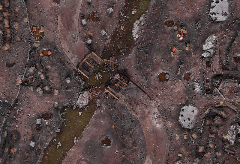 Kraken Wargames: Death Valley 44"x30" Spielmatte