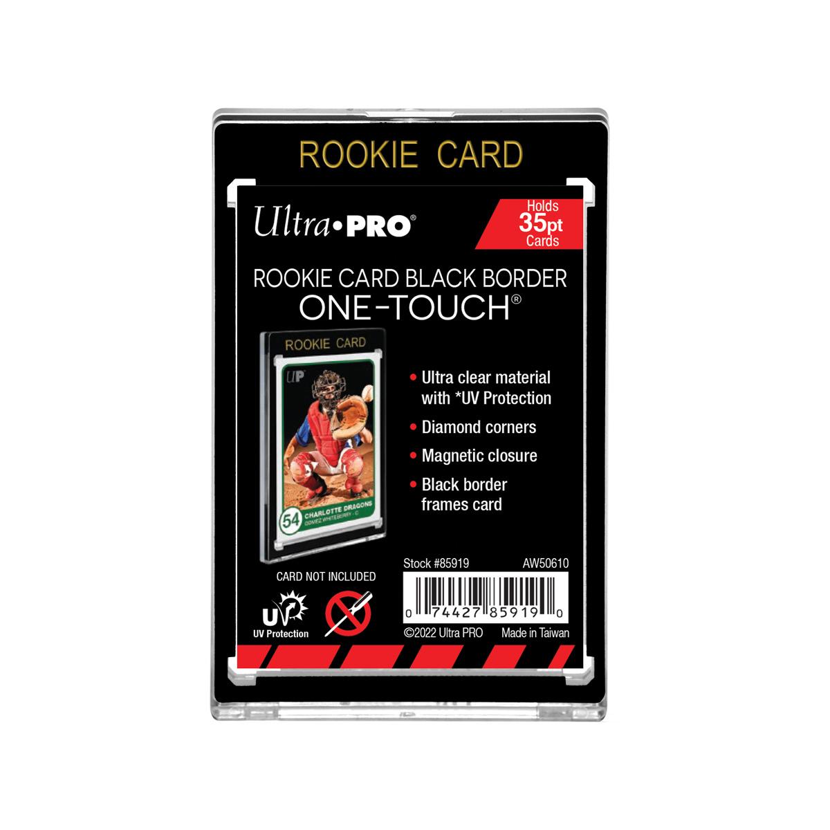 Ultra Pro - ROOKIE Black Border UV ONE-TOUCH Magnetic Holder 35PT
