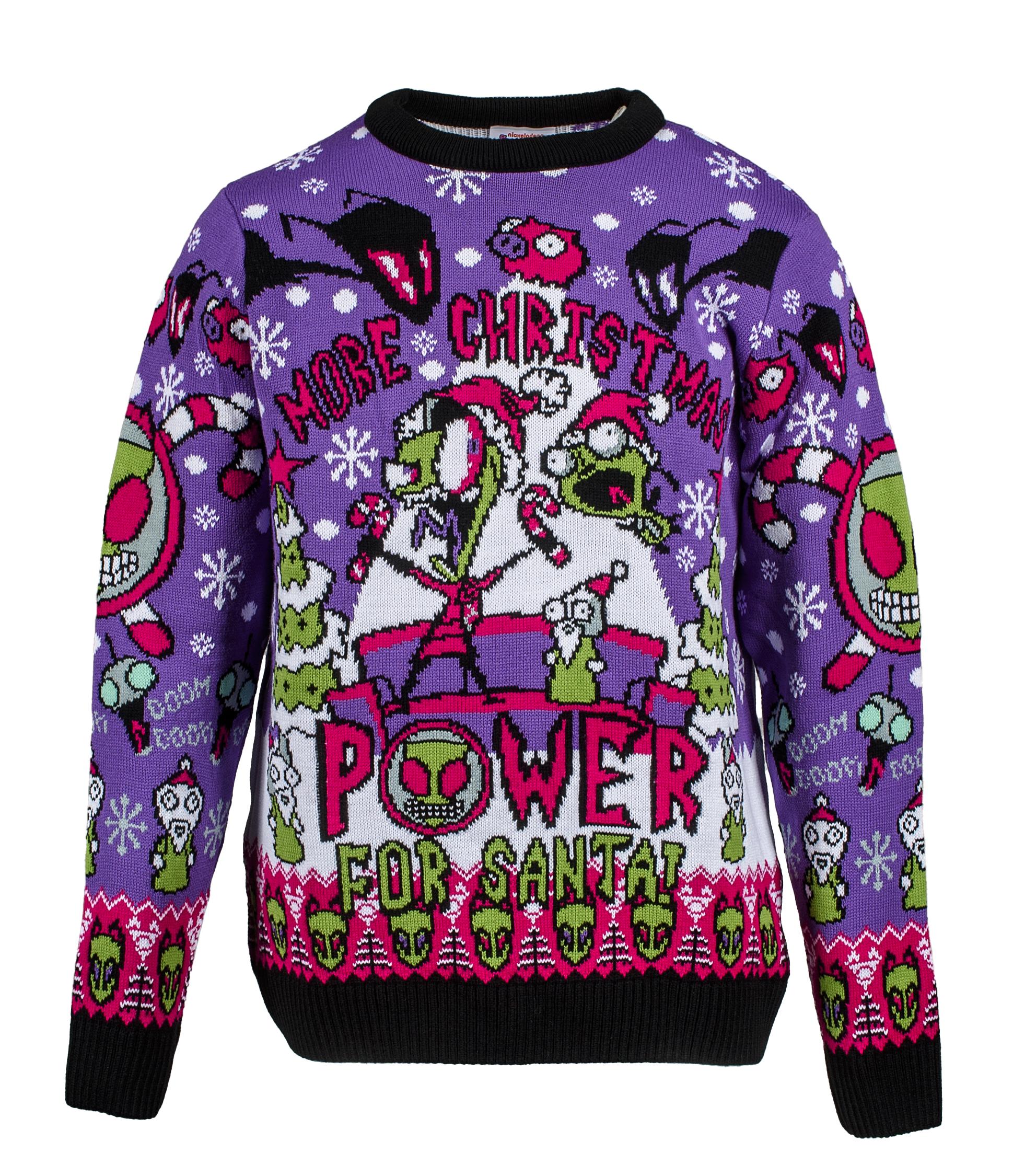 Invader Zim Power For Santa Christmas Jumper XXL