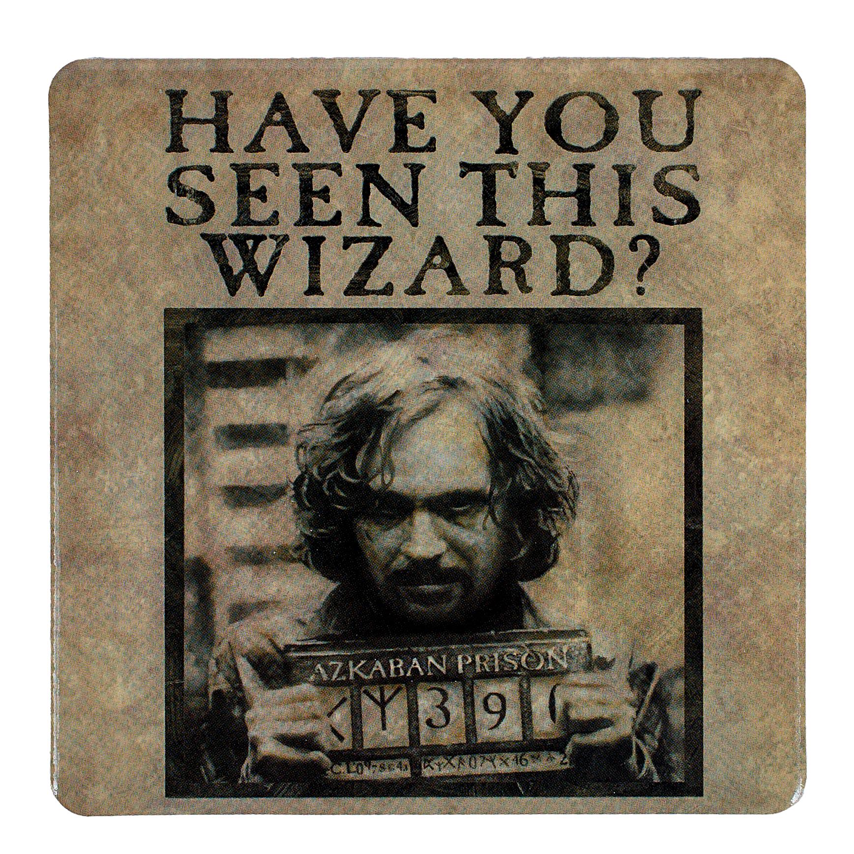 "Harry Potter ""Have You Seen This Wizard?"" Sirius Black Single Coaster"