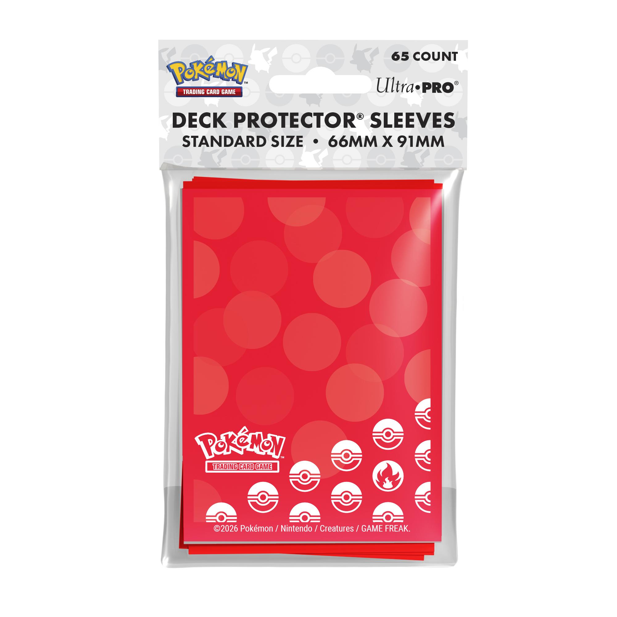 Ultra Pro - Energy Deck Protector Sleeves Fire Type for Pokémon (65)