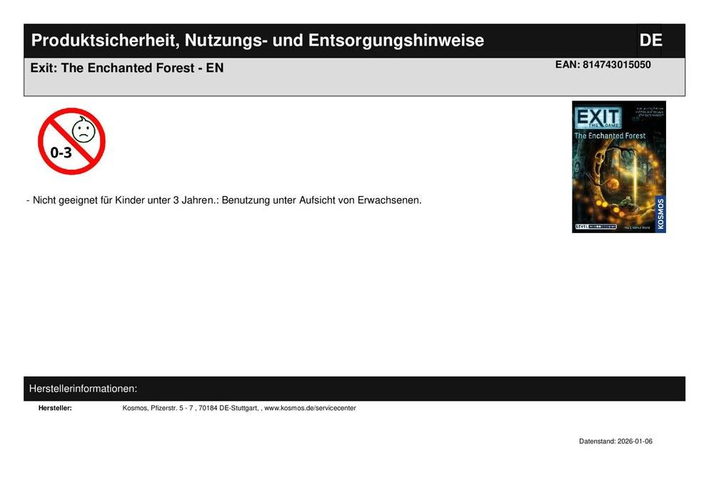 Exit: The Enchanted Forest - EN
