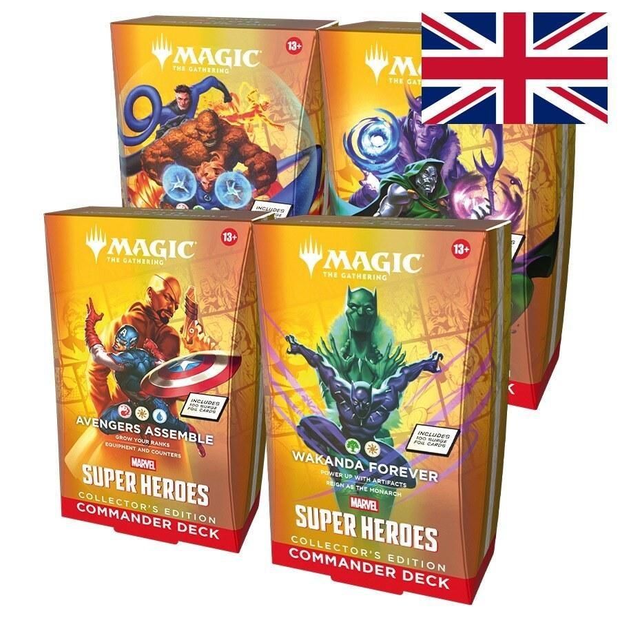 MTG - Marvel Super Heroes: Collector Commander Deck Display (4) EN