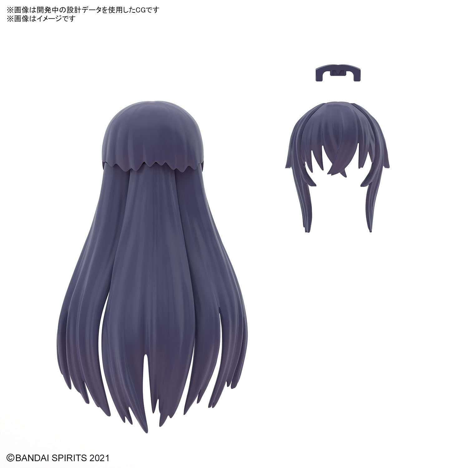 30 Minute Sisters - Option Hair Style Parts Vol. 8 - Long Hair 3 (Navy 1)