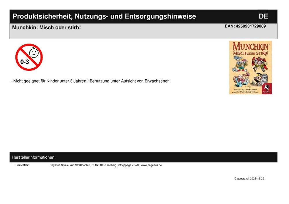 Munchkin: Misch oder stirb!