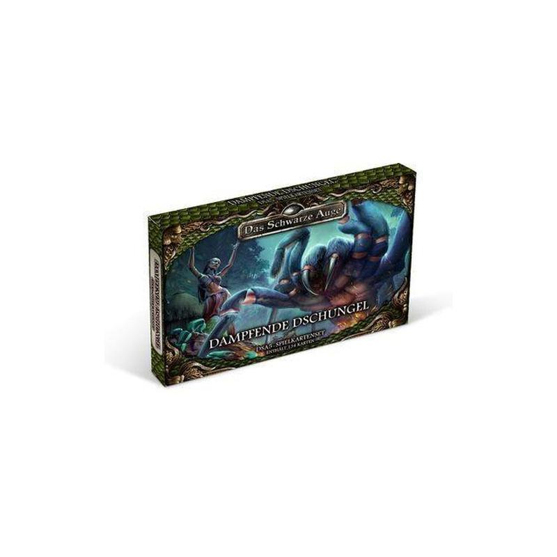 DSA5 Spielkartenset  Dampfende Dschungel