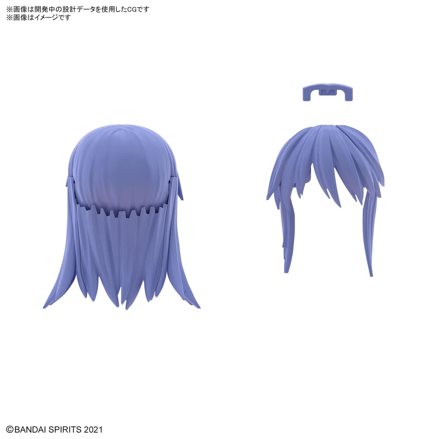 30 Minute Sisters - Option Hair Style Parts Vol. 8 - Straight Hair 3 (Purple 1)