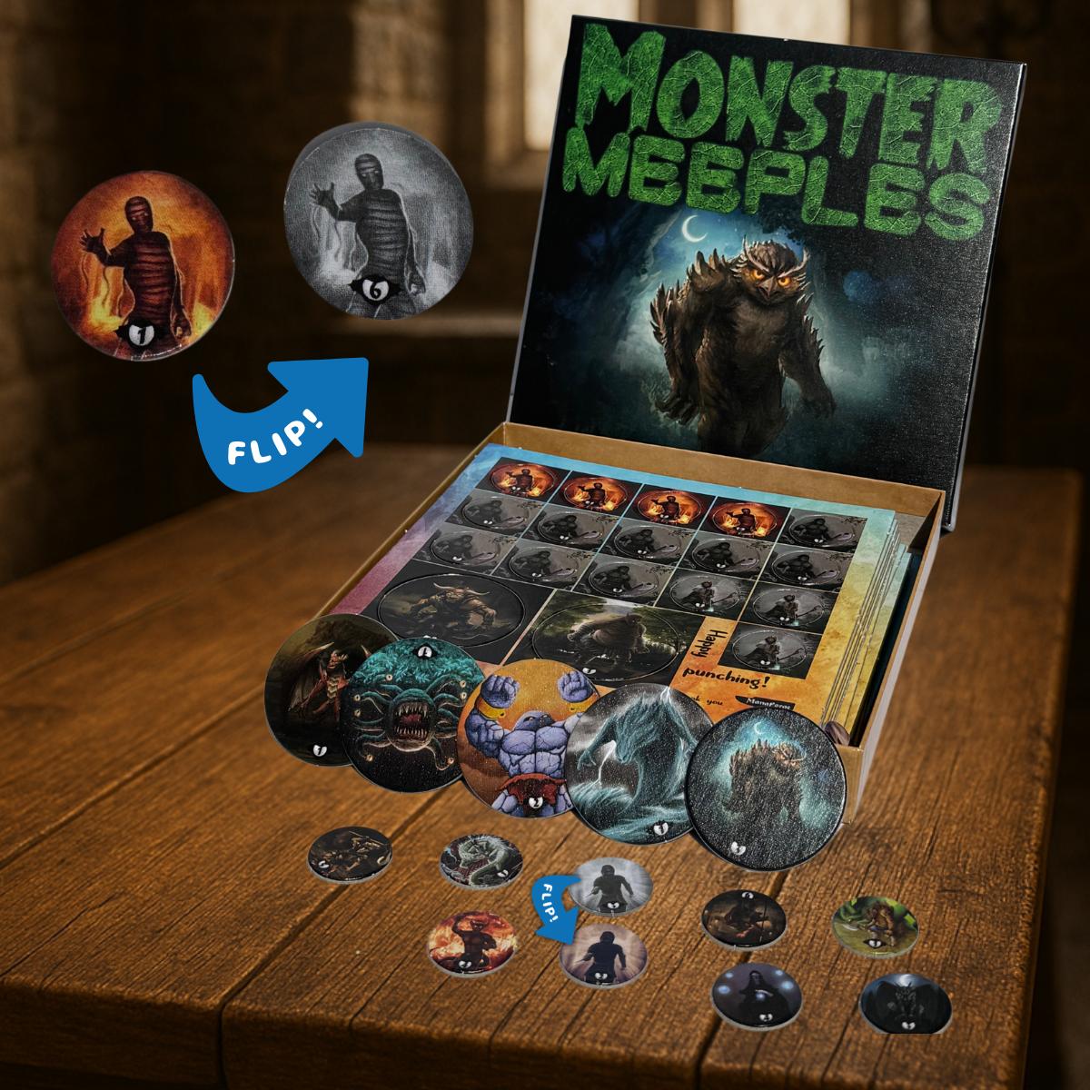 Monster Meeples - Spielsteine