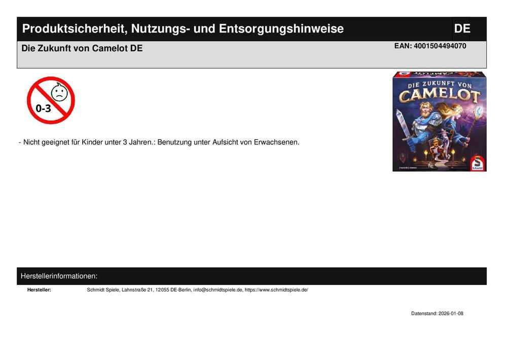 Die Zukunft von Camelot DE