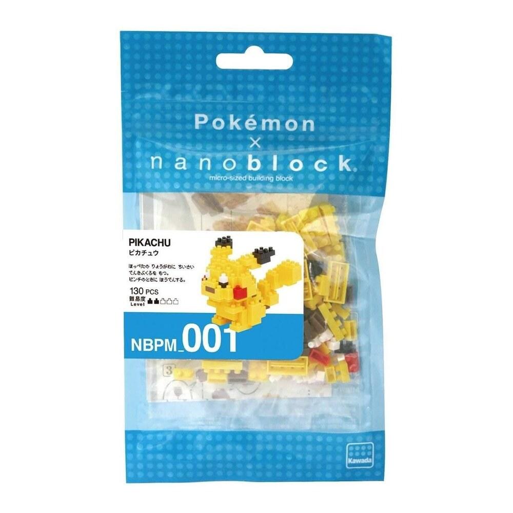 Pokemon Pikachu // Mini series NANOBLOCK, Mini-Bausatz, 3D-Puzzle