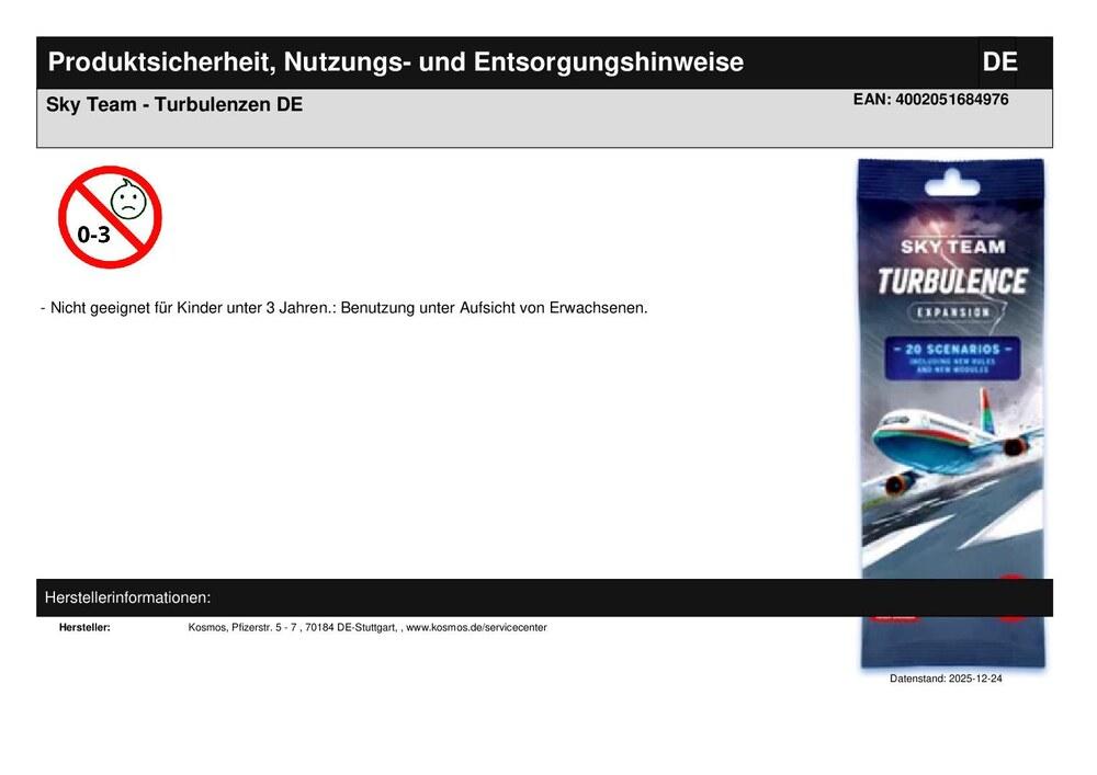 Sky Team - Turbulenzen DE