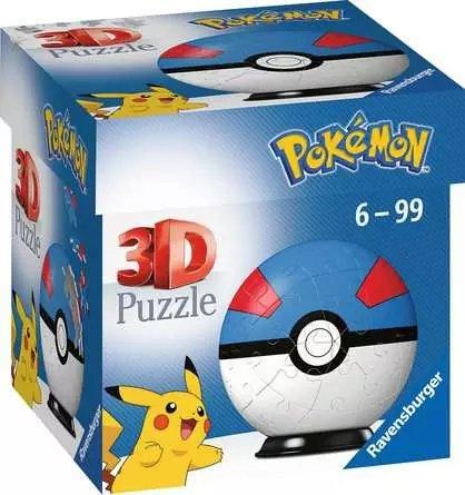 Pokémon Superball 3D Puzzle (54 Teile)