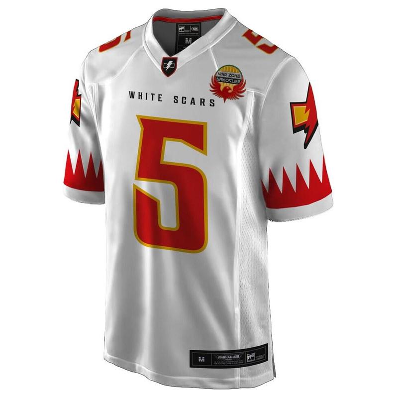 Warhammer 40000 White Scar Sports Jersey Shirt - Größe: L
