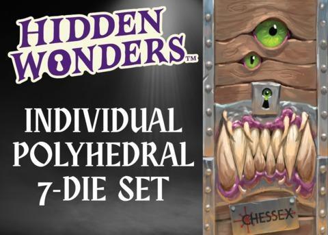 Hidden Wonders Mystery Polyhedral 7-Die Set