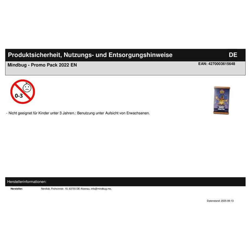 Mindbug - Promo Pack 2022 EN