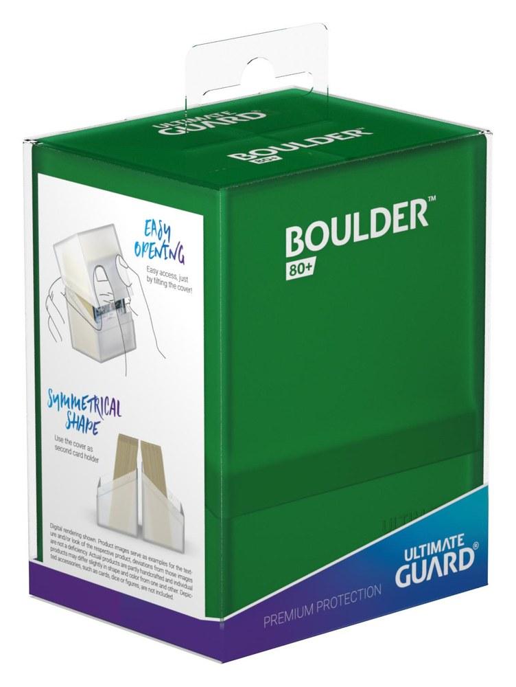 Ultimate Guard - Boulder Deck Case 80+ Standardgröße Emerald