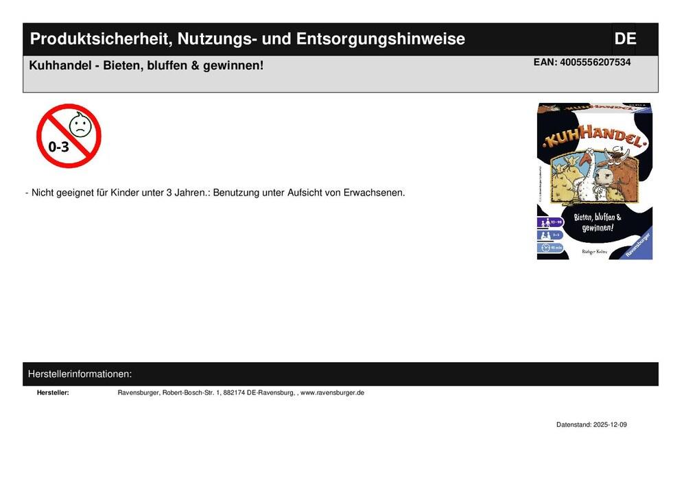 Kuhhandel - Bieten, bluffen & gewinnen!
