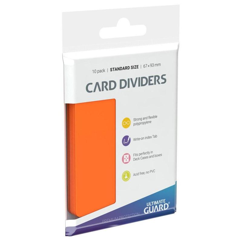 Card Dividers Standard Size Orange