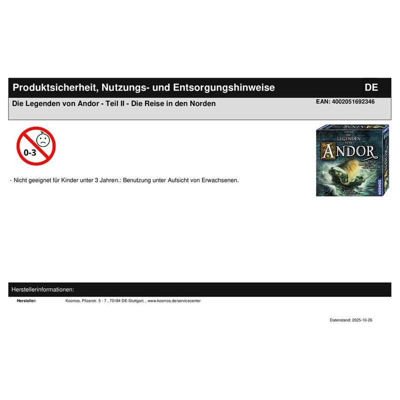 Die Legenden von Andor - Teil II - Die Reise in den Norden