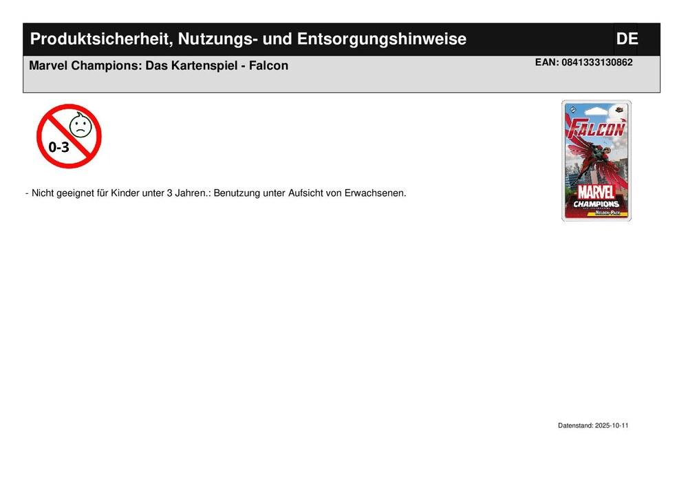 Marvel Champions: Das Kartenspiel - Falcon