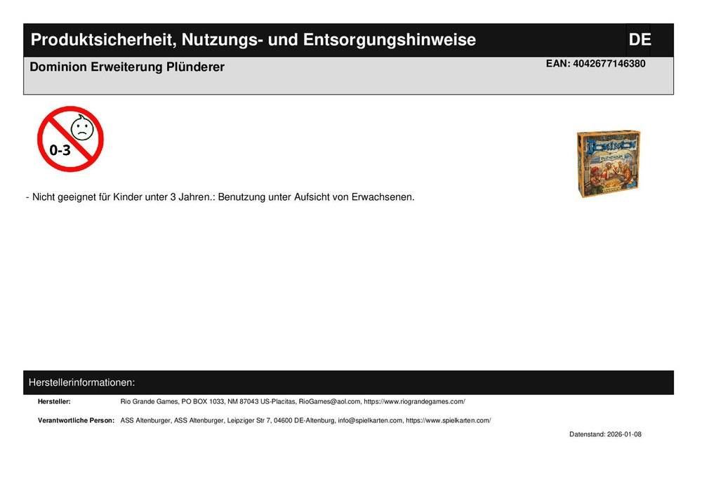 Dominion Erweiterung Plünderer