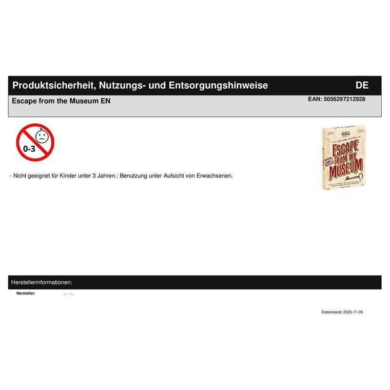 Escape from the Museum EN